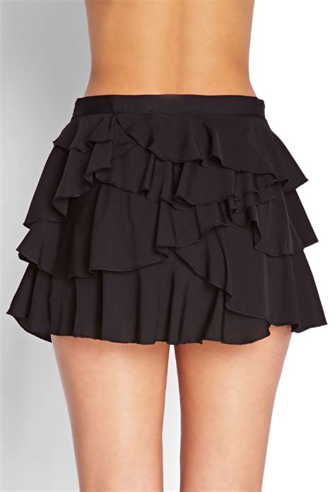 Ruffle Mini Skirt 